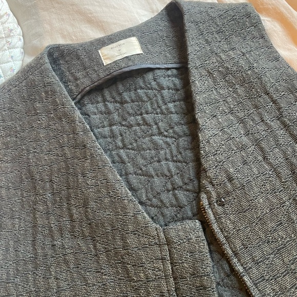 Billy Reid Gray Quilted Vest - Picture 3 of 6